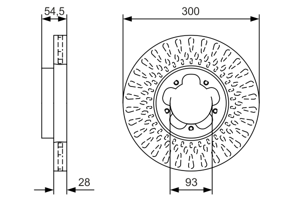 Disc frana 0 986 479 B11 BOSCH