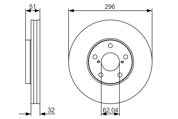 Disc frana 0 986 479 R20 BOSCH