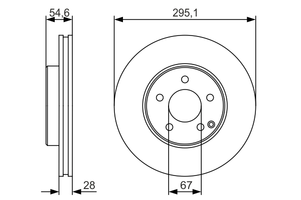 Disc frana 0 986 479 R99 BOSCH
