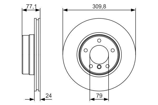 Disc frana 0 986 479 S29 BOSCH