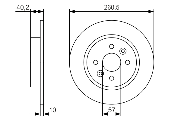 Disc frana 0 986 479 S85 BOSCH
