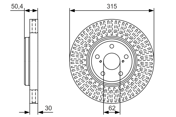 Disc frana 0 986 479 T40 BOSCH