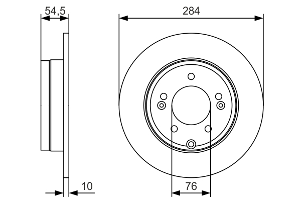Disc frana 0 986 479 T49 BOSCH
