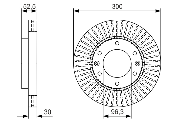 Disc frana 0 986 479 T88 BOSCH