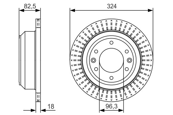 Disc frana 0 986 479 U29 BOSCH