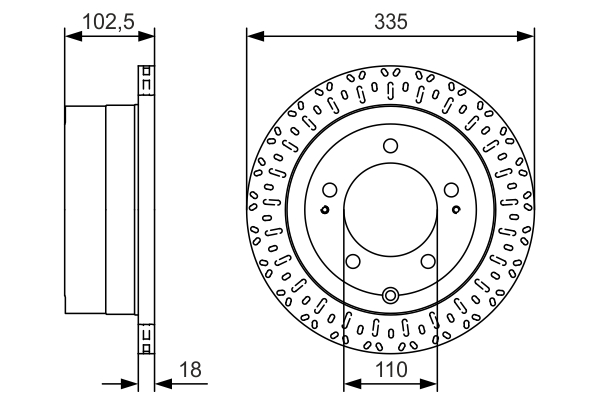 Disc frana 0 986 479 U32 BOSCH