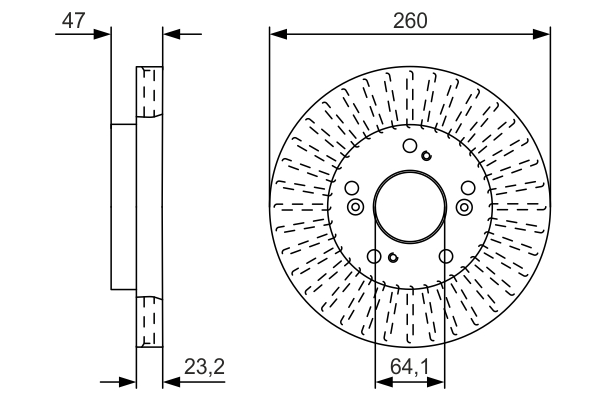 Disc frana 0 986 479 U92 BOSCH