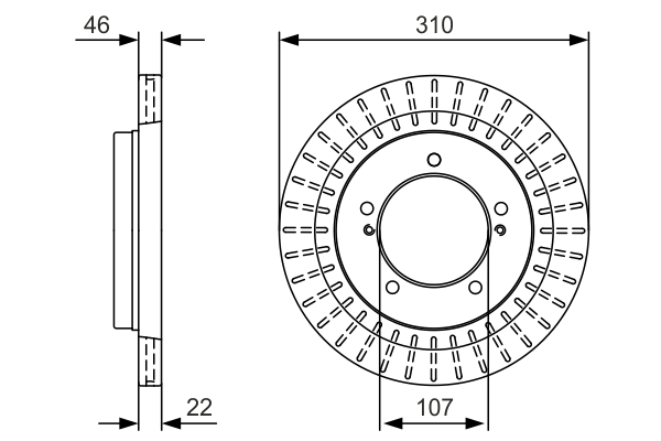 Disc frana 0 986 479 U99 BOSCH