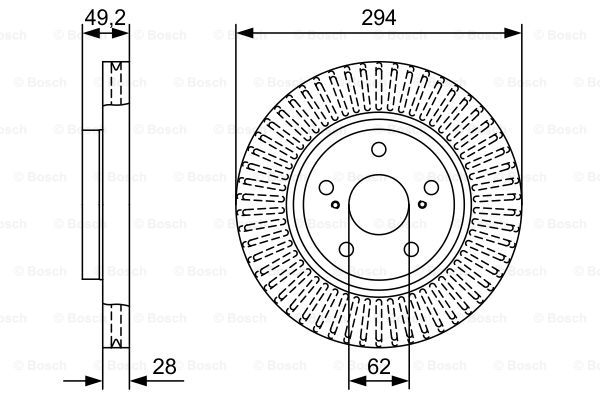 Disc frana 0 986 479 W40 BOSCH