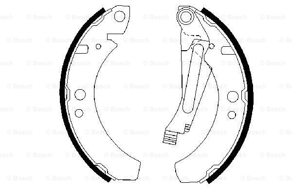 Set saboti frana 0 986 487 003 BOSCH