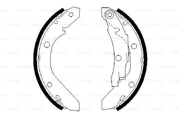 Set saboti frana 0 986 487 006 BOSCH