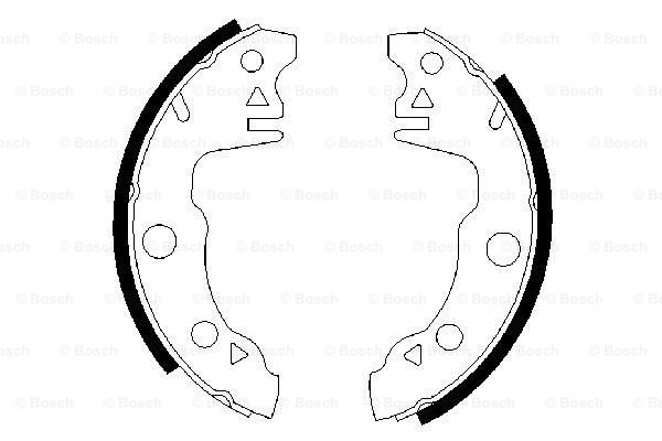 Set saboti frana 0 986 487 020 BOSCH