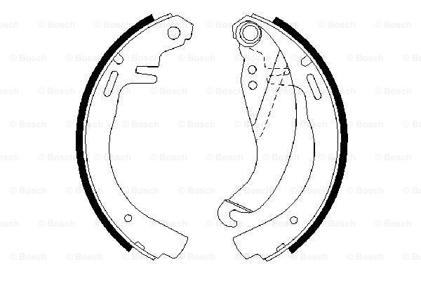 Set saboti frana 0 986 487 068 BOSCH