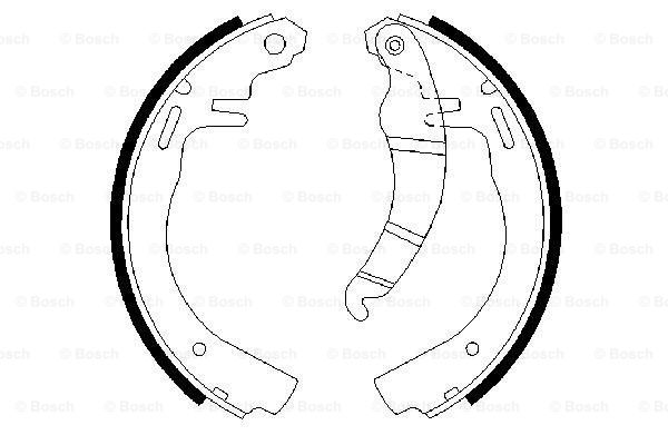 Set saboti frana 0 986 487 069 BOSCH