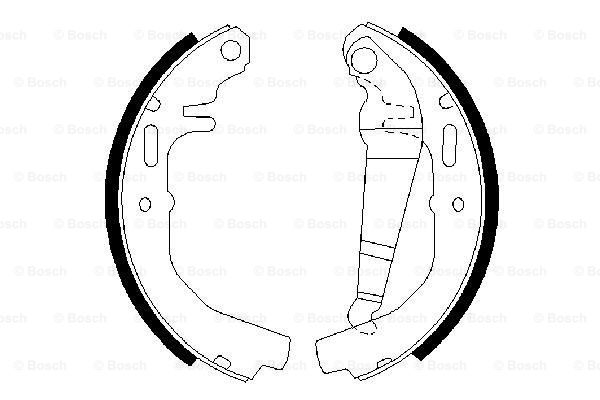 Set saboti frana 0 986 487 071 BOSCH