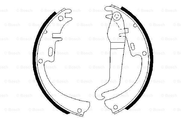 Set saboti frana 0 986 487 072 BOSCH