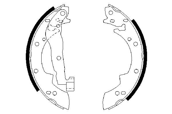 Set saboti frana 0 986 487 076 BOSCH