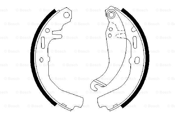 Set saboti frana 0 986 487 109 BOSCH