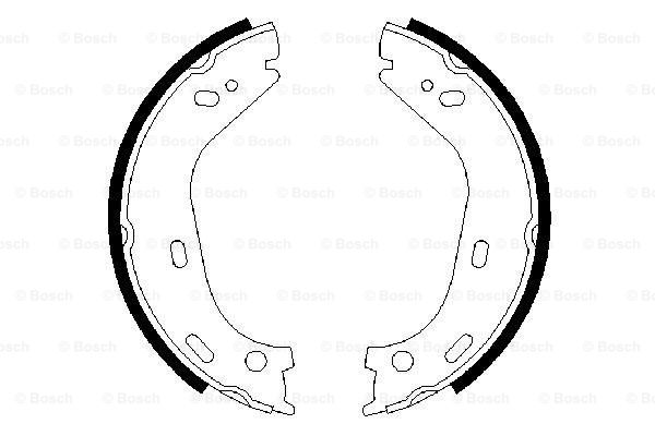 Set saboti frana, frana de mana 0 986 487 126 BOSCH