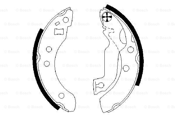 Set saboti frana 0 986 487 133 BOSCH