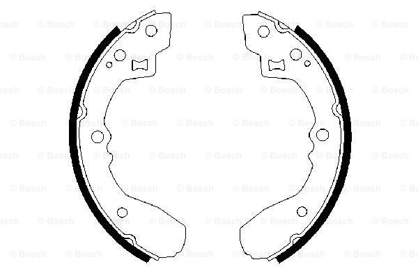 Set saboti frana 0 986 487 189 BOSCH