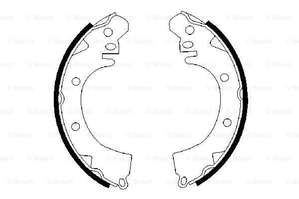 Set saboti frana 0 986 487 208 BOSCH