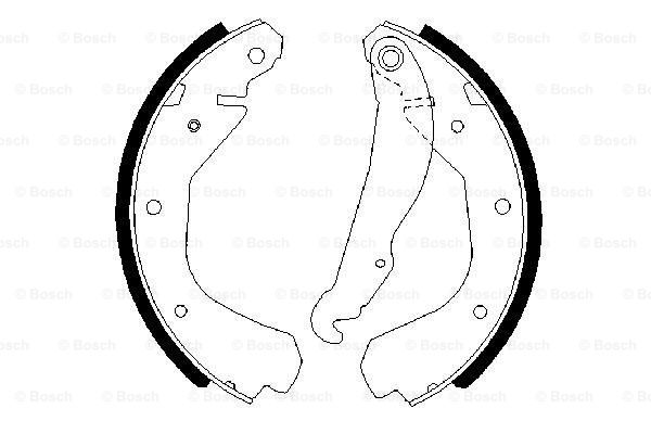 Set saboti frana 0 986 487 213 BOSCH