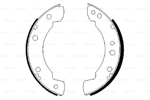 Set saboti frana 0 986 487 232 BOSCH