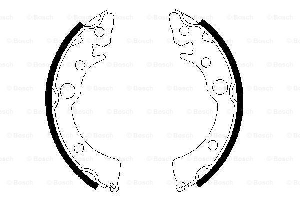 Set saboti frana 0 986 487 233 BOSCH