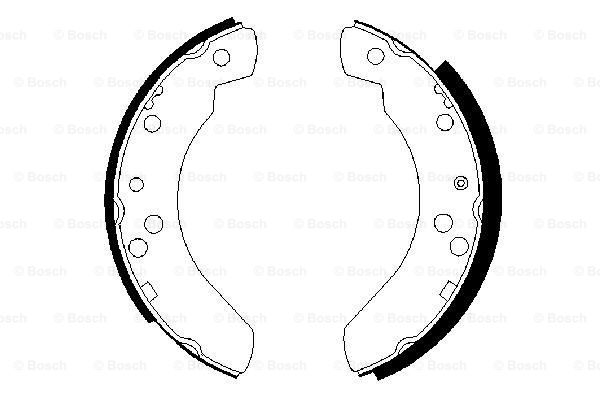 Set saboti frana 0 986 487 242 BOSCH