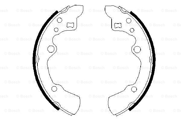 Set saboti frana 0 986 487 258 BOSCH