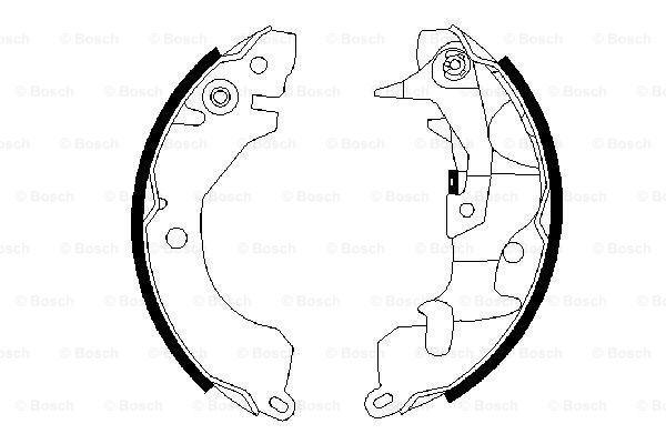 Set saboti frana 0 986 487 260 BOSCH