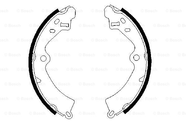 Set saboti frana 0 986 487 268 BOSCH