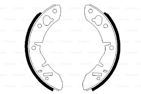 Set saboti frana 0 986 487 273 BOSCH