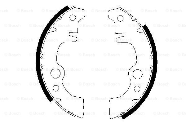 Set saboti frana 0 986 487 283 BOSCH