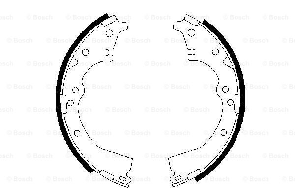 Set saboti frana 0 986 487 290 BOSCH