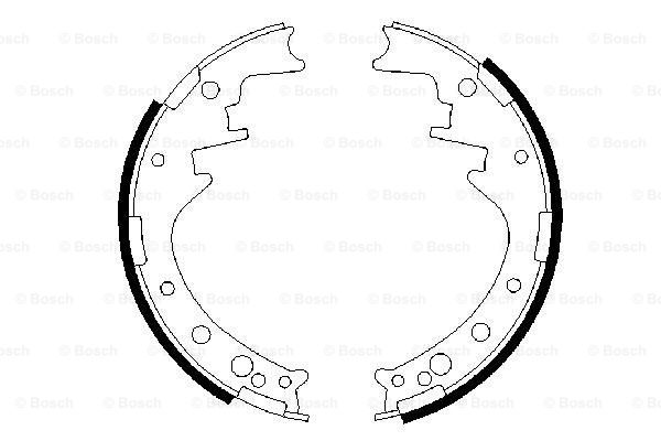Set saboti frana 0 986 487 292 BOSCH