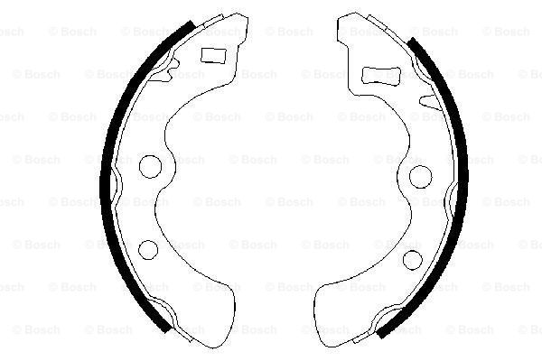 Set saboti frana 0 986 487 296 BOSCH
