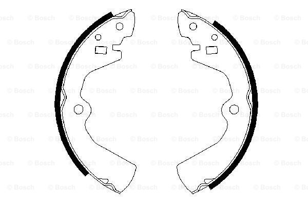 Set saboti frana 0 986 487 300 BOSCH