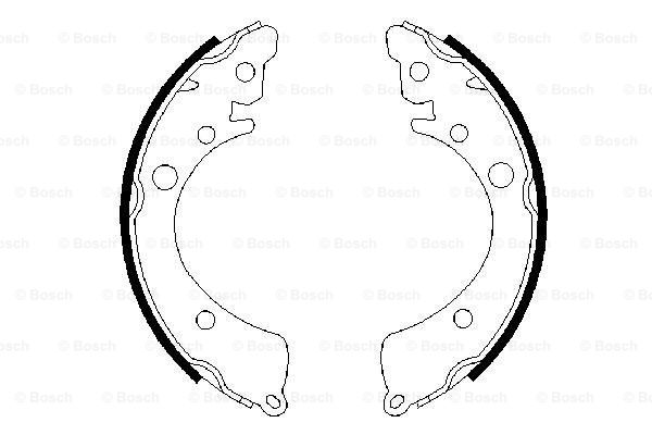 Set saboti frana 0 986 487 302 BOSCH