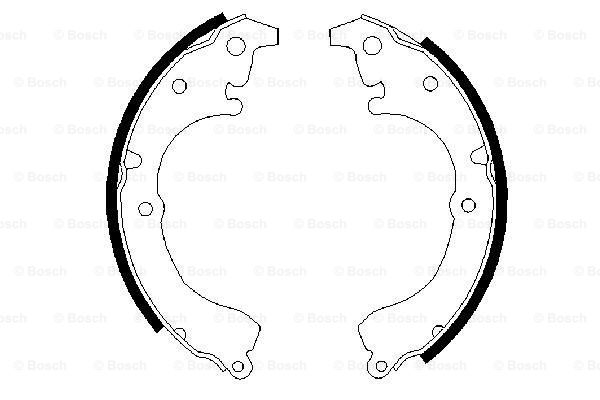 Set saboti frana 0 986 487 303 BOSCH