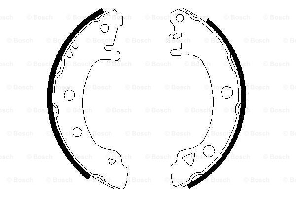 Set saboti frana 0 986 487 304 BOSCH