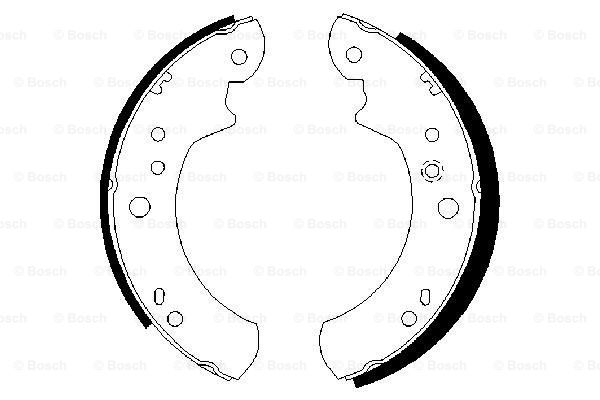 Set saboti frana 0 986 487 309 BOSCH