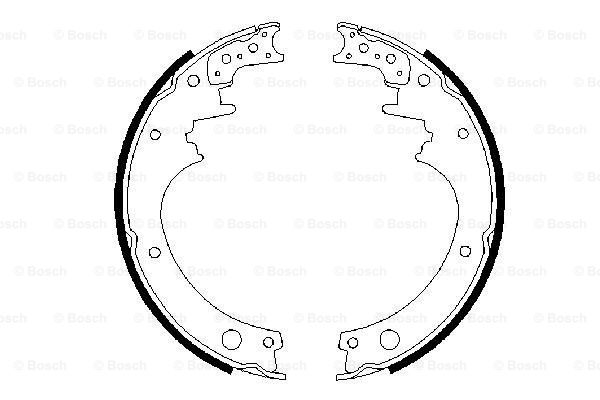 Set saboti frana 0 986 487 316 BOSCH