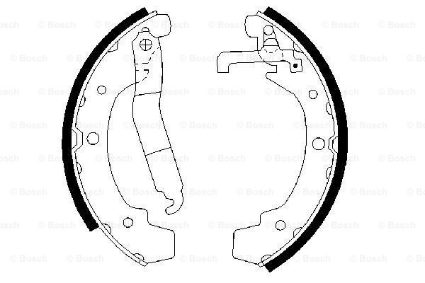 Set saboti frana 0 986 487 318 BOSCH