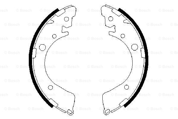 Set saboti frana 0 986 487 323 BOSCH