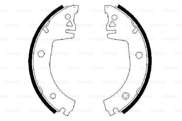 Set saboti frana 0 986 487 326 BOSCH