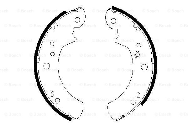 Set saboti frana 0 986 487 328 BOSCH
