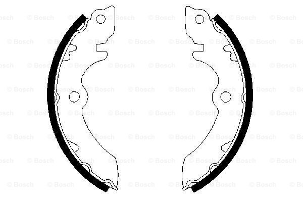 Set saboti frana 0 986 487 345 BOSCH