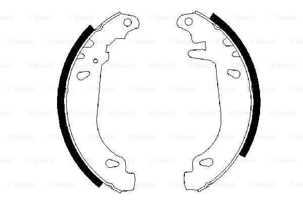 Set saboti frana 0 986 487 346 BOSCH